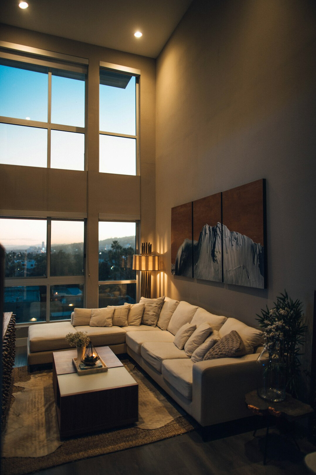 luxury apartment living room